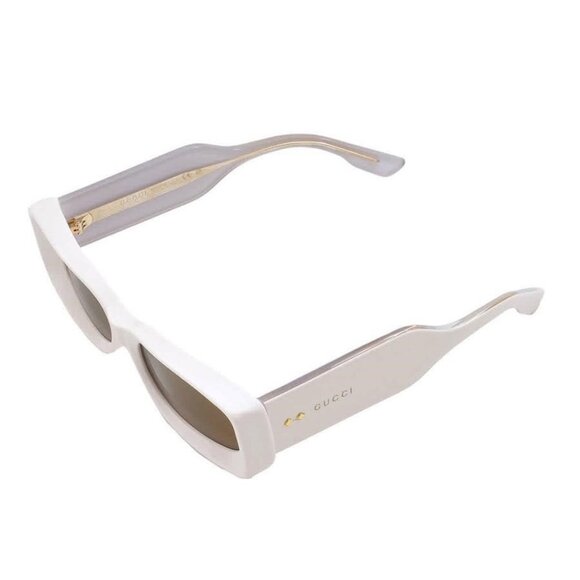 New Authentic Gucci Brown Rectangular Ladies Sunglasses GG1528S 003 53 GG1528S 0 - Picture 4 of 6